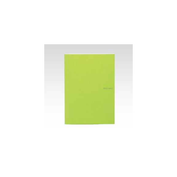 Fabriano EcoQua Dot Grid Note Pad, Large, Glue-Bound, 90 Sheets, Lime