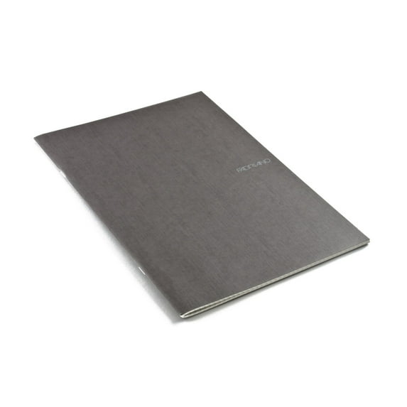 Fabriano EcoQua Notebook, 8.27in x 11.69in, Lined, 38 Sheets, Stone