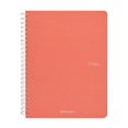 thumbnail image 1 of Fabriano Ecoqua Original Spiral-Bound Notebook, 5.8" x 8.3", A5, Lined, 70 Sheets, Flamingo, 1 of 4