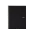 thumbnail image 1 of Fabriano Ecoqua Original Spiral-Bound Notebook, 8.3 in x 11.7 in, A4, Lined, 70 Sheets, Black, 1 of 13