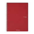 thumbnail image 1 of Fabriano Ecoqua Original Spiral-Bound Notebook, 8.3 in x 11.7 in, A4, Lined, 70 Sheets, Cherry, 1 of 9