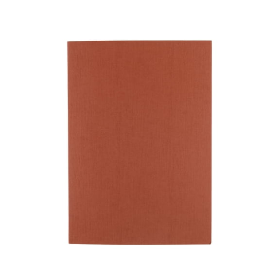 Fabriano Ecoqua Plus Glue-Bound Notebook, 5.8 in x 8.3 in, A5, Lined, Red