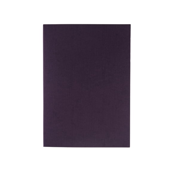 Fabriano Ecoqua Plus Glue-Bound Notebook, 5.8 in x 8.3 in, A5, Lined, Wine