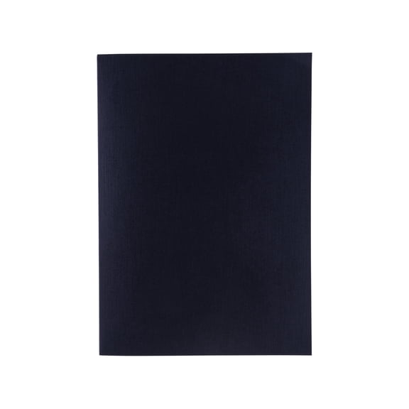 Fabriano Ecoqua Plus Glue-Bound Notebook, 8.3" x 11.7", A4, Dotted, Navy