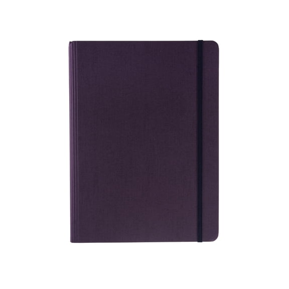 Fabriano Ecoqua Plus Hidden Spiral-Bound Notebook, 5.8" x 8.3", A5, Dotted, Wine