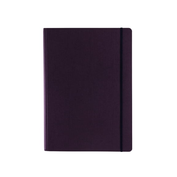 Fabriano Ecoqua Plus Hidden Spiral-Bound Notebook, 8.3" x 11.7", A4, Dotted, Wine