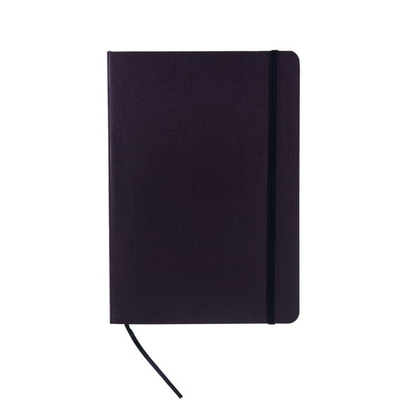 Fabriano Ecoqua Plus Stitch-Bound Notebook, 5.8" x 8.3", A5, Graph, Wine