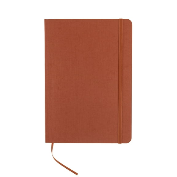 Fabriano Ecoqua Plus Stitch-Bound Notebook, 5.8" x 8.3", A5, Lined, Red