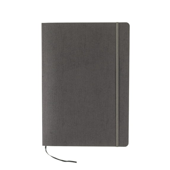 Fabriano Ecoqua Plus Stitch-Bound Notebook, 8.3" x 11.7", A4, Dotted, Gray