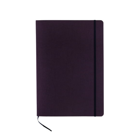 Fabriano Ecoqua Plus Stitch-Bound Notebook, 8.3" x 11.7", A4, Lined, Wine