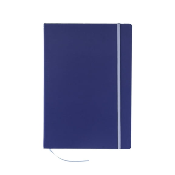 Fabriano Ispira Hard-Cover Notebook, 5.8" x 8.3", A5, Lined, Blue