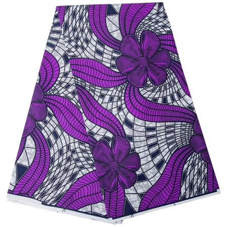 Fabric 6 Yards African Ankara Fabric Wax Print Dashiki Polyester Fabric for clothing