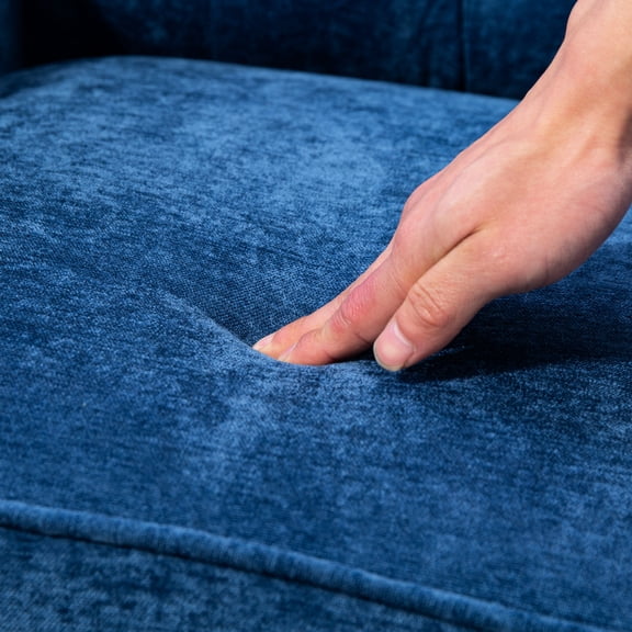 Fabric Accent Chair for Library | Cozy Reading Environment | Solid Rubberwood & Spring Pad Filling | Ensure Chair Balance
