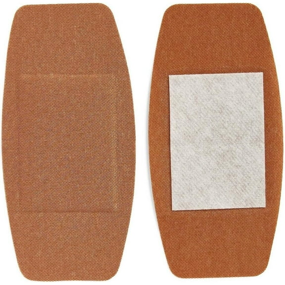 Fabric Adhesive Bandages, Sterile, Fabric Patch, X-Large 2" x 4" , 50/Box