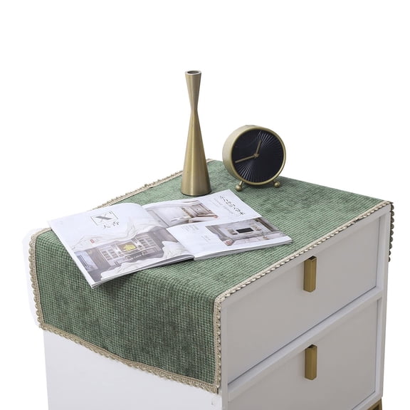 Fabric Bedside Tablecloth Kitchen Dinning Living Room Bedside Table Cover Home Tabletop Decoration Table Covering Doilies for Furniture Décor
