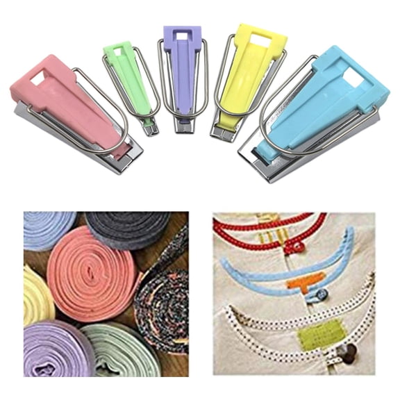 Fabric Bias Tape Maker Kits Sizes 6/9/12/15/25mm Binding s Folding Biasing Strips for Household Hand Clothing Patch Kunst und Skulpturen Tool