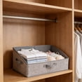 thumbnail image 1 of Fabric Bins [1-Pack], Trapezoid Storage Bins with Handles, Foldable Baskets Storage Boxes for Shelves, Closet, Bookshelf, Organizer Containers, 1 of 7