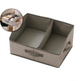 thumbnail image 1 of Fabric Bins, Trapezoid Storage Bins with Handles, Foldable Baskets Storage Boxes for Shelves, Closet, Bookshelf, Organizer Containers, 1 of 4