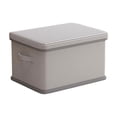 thumbnail image 1 of Fabric Boards for Fabric Storage Lidded Clothing Organizer Box, 36x25x20cm Non-Woven with Polypropylene Boards, Stackable for Wardrobe, Toys, and Fabric Storage Box with Lid, 1 of 6