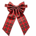 thumbnail image 1 of Fabric Bow Decoration for Chair, Holiday Party Ornament, 1 of 6