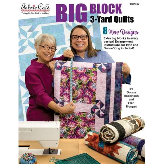 Fabric Cafe - Big Block - 3-Yard Quilts -Fc032542