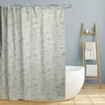 thumbnail image 1 of Fabric Canvas Shower Curtain Trendy Bathroom Decor Floral Beach Paisley 70x70, 1 of 12