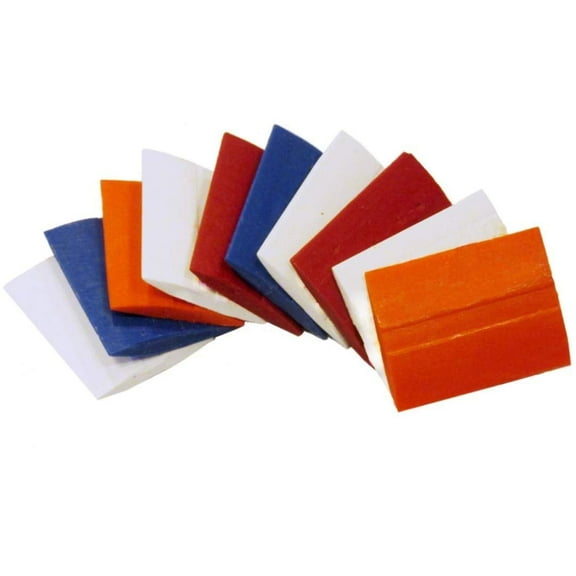 Fabric Chalk for Sewing - Professional Natural Tailors Chalk - Fabric Markers for Sewing, Fabric Chalk Sewing Made in Canada Wax Based Tailor's Chalk by SEWTCO Mix 4 Colors, 10 Pack in Bubble wrap