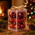 thumbnail image 1 of Fabric Christmas Ball Ornaments Shatterproof Hanging Decor Balls for Xmas Tree Wreath Garland Holiday Decoration, 1 of 5