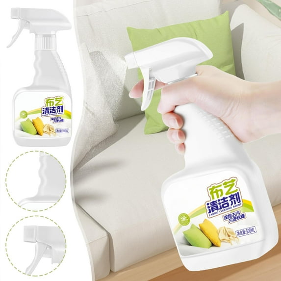 Fabric Cleaner for Carpets and Plush Toys, 500ml Special Formula for Sofas and Upholstery, Advanced Cleaning Technology to Remove Stains and Odors, Safe and Gentle on Fabrics