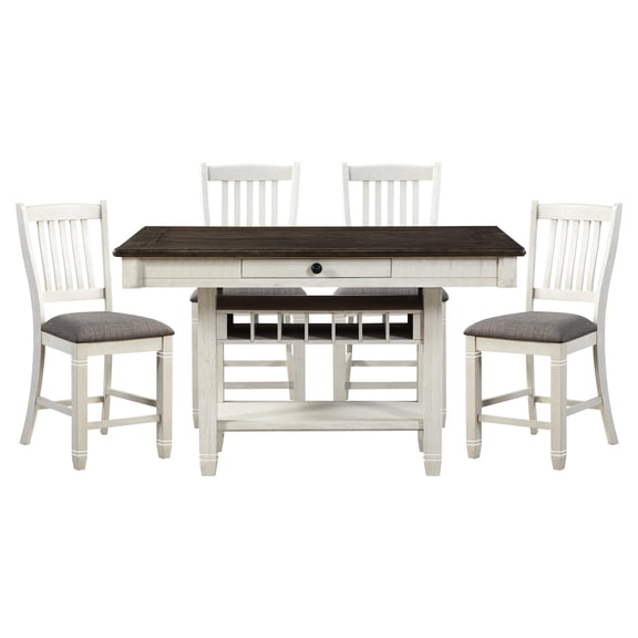 Fabric Cleaning Code (S) - Counter Height Seating - Indoor Dining - Rectangular Table