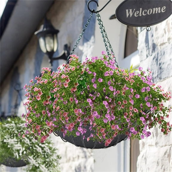 Fabric Coco Liner Replacement for Round Hanging Baskets – Bird Proof Moisture Retaining Planter Insert,Replacement Kit for Hanging & Potted Plants(6.7"*5.9",Black)