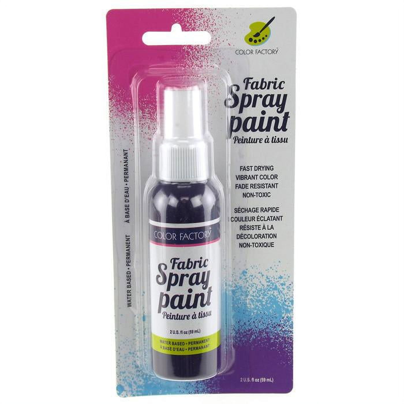 Fabric Color Spray Paint, 59mL, 5-inch, Purple Pizzazz - Walmart.com