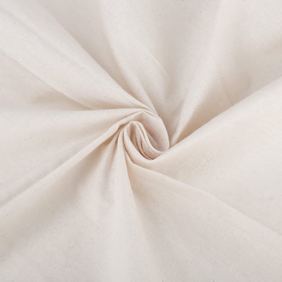 Fabric Cotton Cloth 62 Inch Wide by Yard (2 Yards, Natural Thin)
