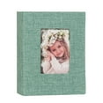 thumbnail image 1 of Fabric Cover 4x6 Photo Album with 100 Pockets, Slip-In Picture Storage & Memory Organization, Classic Photo Album for Family, Travel & Special Moments, 1 of 6