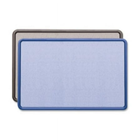 Fabric Covered Tack Board- 48in.x36in.- Gray-Graphite