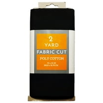 Fabric Cut Polycotton Black 2 yd Fabric