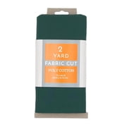 Shason Textile 2 Yard Cut Poly Cotton Fabric, Hunter Green, 44 Wide for Craft & Quilting Projects