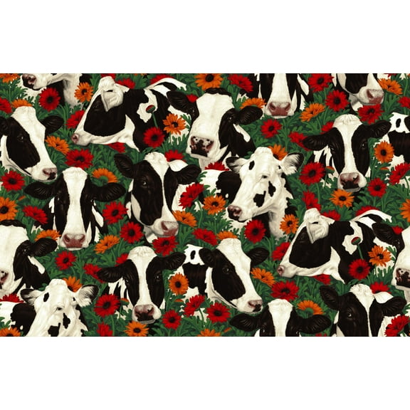 Fabric Cuts COW DASY