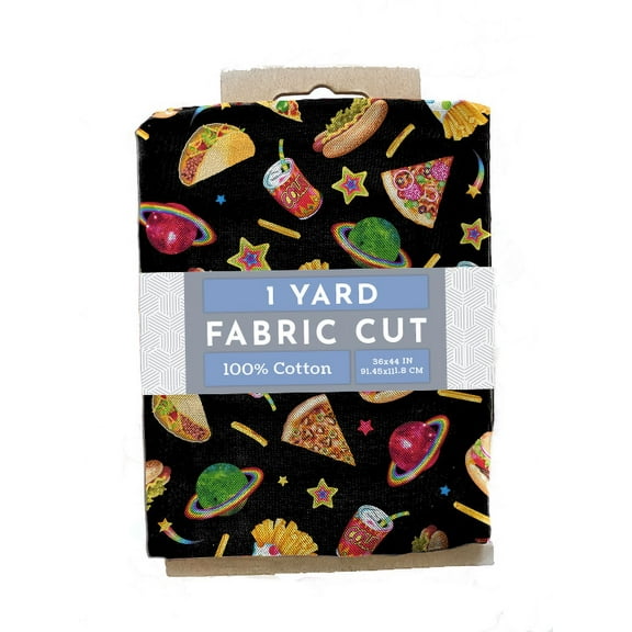 Fabric Cuts CUISINE BLACK