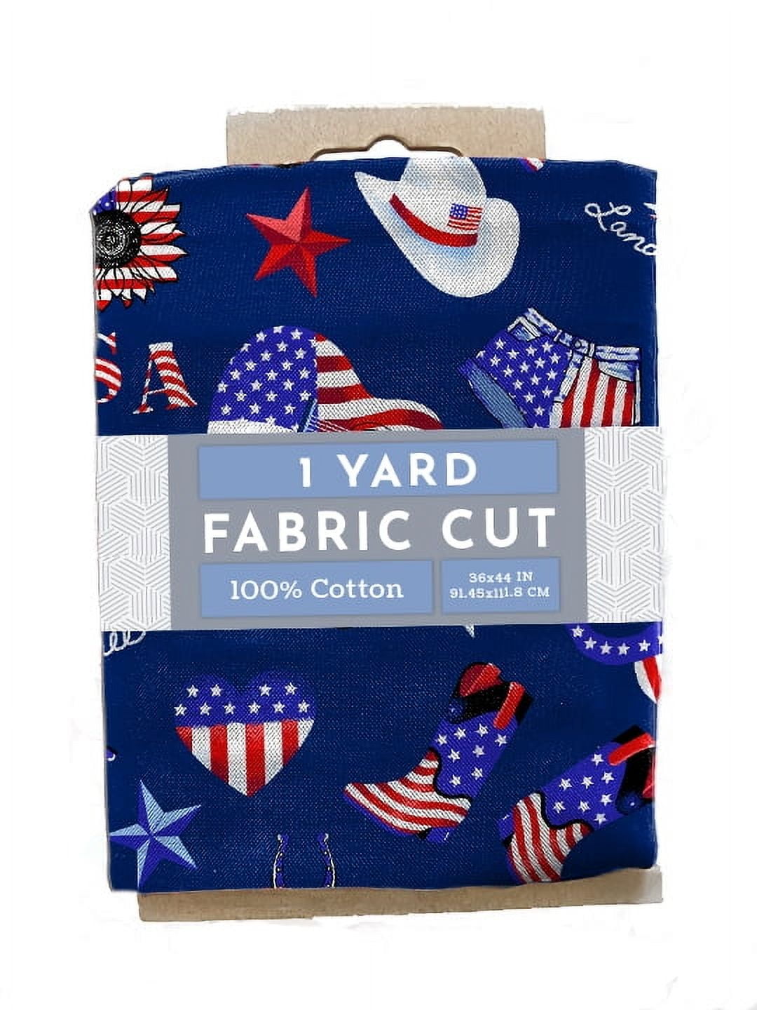 Fabric Cuts LAND FREE NAVY