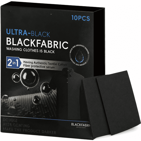 Fabric Dye Blackening Tablets - 10 Pieces Dark Fabric Paint for Laundry Use | Easy-to-Use Formula Restores Color on Cotton Linen Wool T-Shirts Shoes Jeans Pants Sweaters Ideal for Art Crafts Home Use