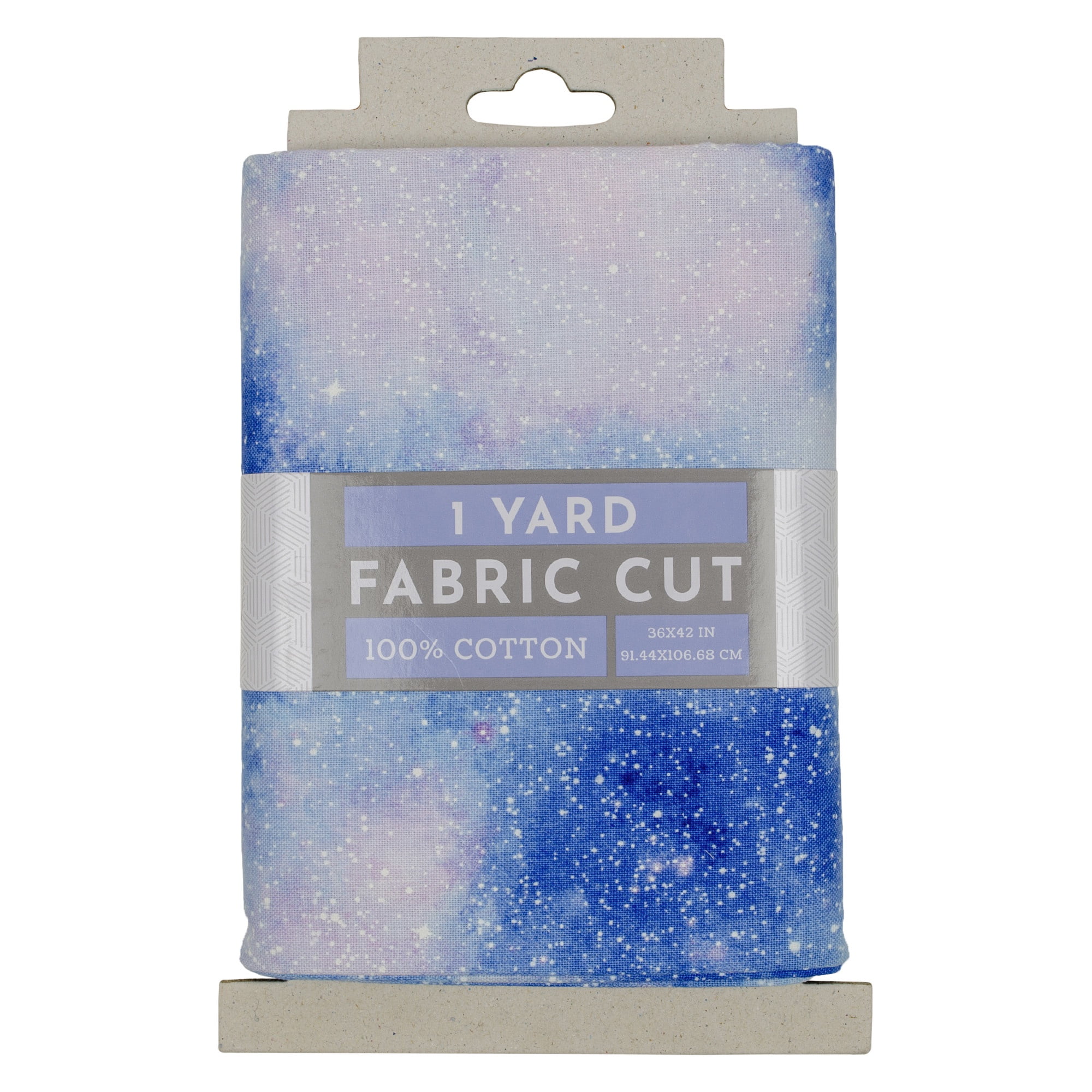 Fabric Editions 36" x 42" Cotton Celestial Dusk 1 Yard Precut Sewing & Craft Fabric, Pink 1 Piece