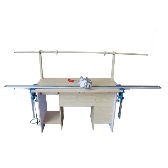 Fabric End Cutter High-speed Delay Fabric End Cutting Machine with 86" Rack & Digital Counter 220V