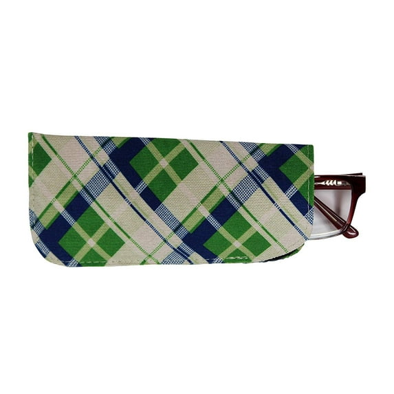 Fabric Eyeglass Case, Slip In Eyeglass Case Soft Fits Medium Glasses, Women