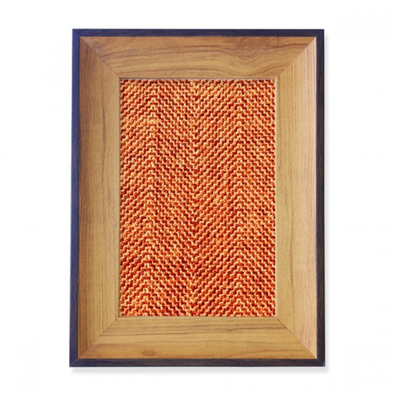 Fabric Flax Brown Photo Frame Exhibition Display Art Desktop Painting