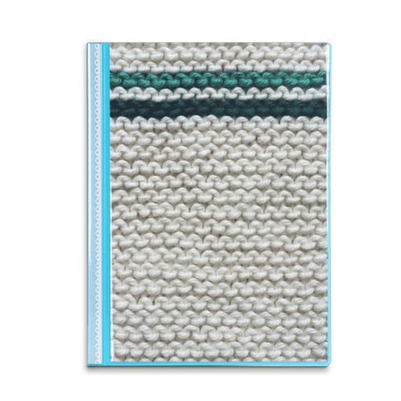 Fabric Flax Knit Gray Book Sheet Protectors Portfolio Binder Folder