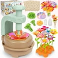 thumbnail image 1 of Fabric Flower Bouquets Toys, DIY Craft Kits Toys for Kids - Flowers Market Toy, Build Your Flower Bouquet, Arts & Crafts for 4+ Year Toddler Girl, Educational Activity Preschool B-Day Gifts, 1 of 6