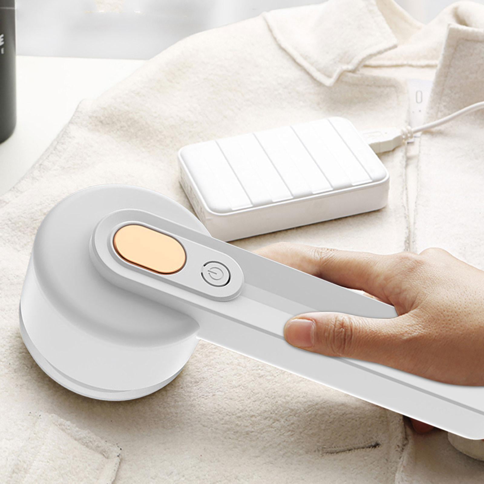 Fabric Fluff Remover Portable Rechargeable USB Powered, 6 Blade Fluff