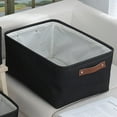 thumbnail image 1 of Fabric Foldable Storage Basket, Cloth Material with Handles, Multi-Functional Organizer, Home Clothing and Toys Storage, 1 of 6