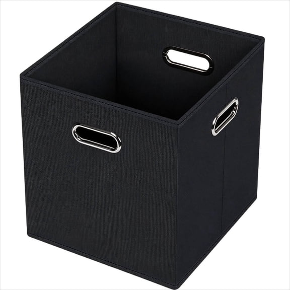 Fabric Foldable Storage Cube Bins with Dual Handles, Organizer Baskets for Home Storage 1 Pack